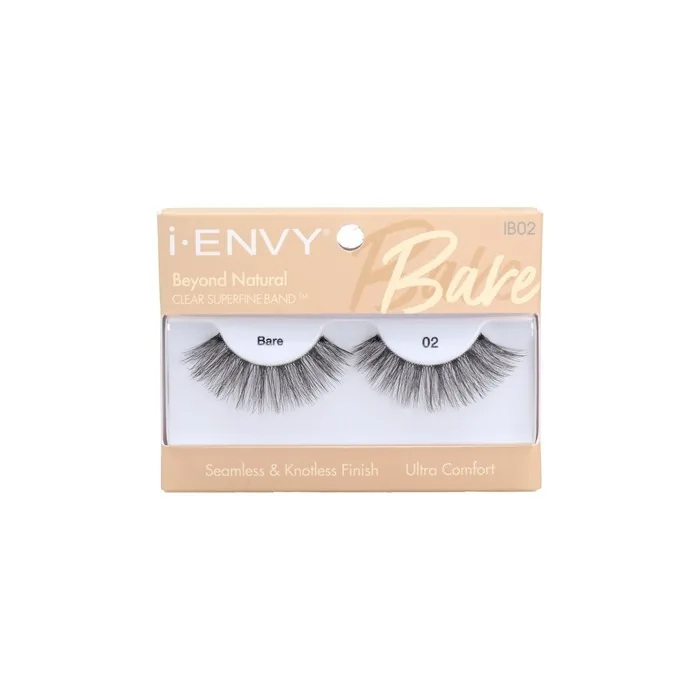 i-ENVY Beyond Natural Bare 02 False Eyelashes - Lightweight Black