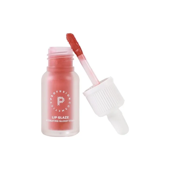 Profusion Cosmetics Lip Glaze Hydrating Glossy Stain Moisturizing Tinted Lip