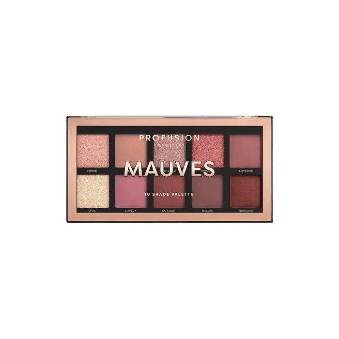 Profusion Cosmetics Mauves 10 Shade Eyeshadow Palette