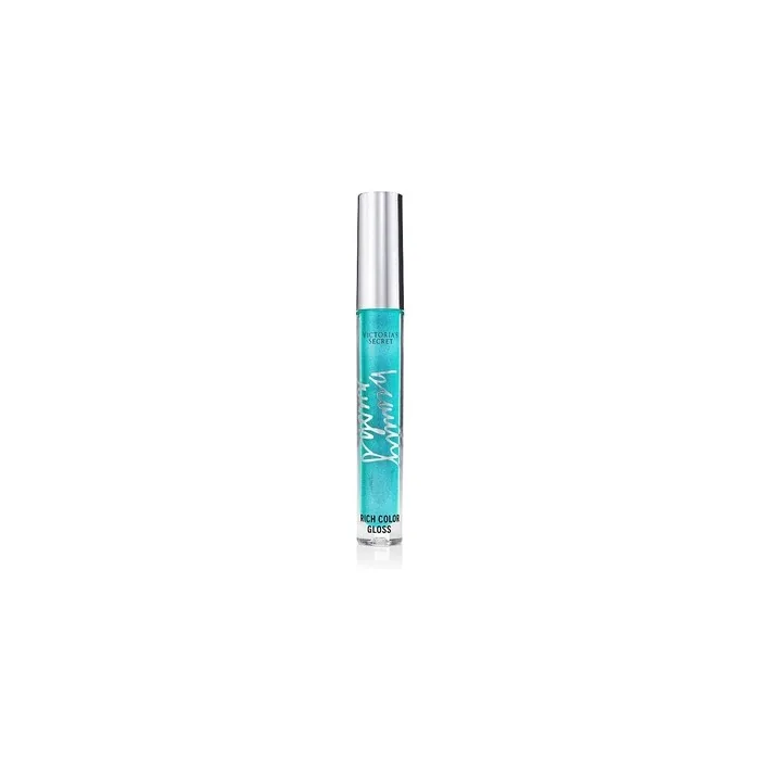 Victoria's Secret Beauty Rush Color Shine Lip Gloss Blue Crush