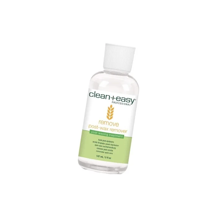 Clean + Easy After Wax Remover with Wheat Germ Oil Post Waxing Cleanser 5 Fl Oz