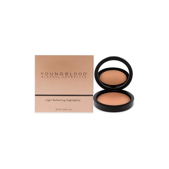Youngblood Light Reflecting Highlighter with Diamond Powder Aurora - Cruelty Free Paraben Free Gluten Free
