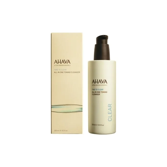 AHAVA All In One Toning Cleanser Toner and Makeup Remover 3 in 1 Cleanser 250ml