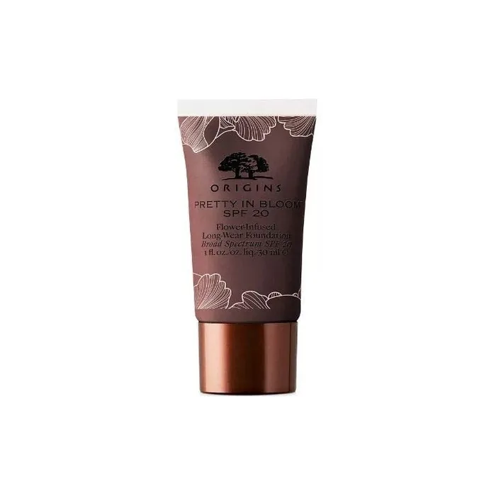 Origins Pretty In Bloom Flower-Infused Long-Wear Foundation SPF 20 1oz 740 Very Deep Cool