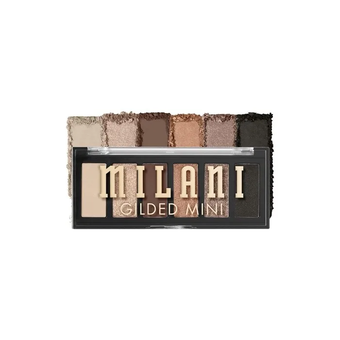 Milani Gilded Mini Eyeshadow Palette with 6 Matte and Shimmer Hues Call Me Old-Fashioned