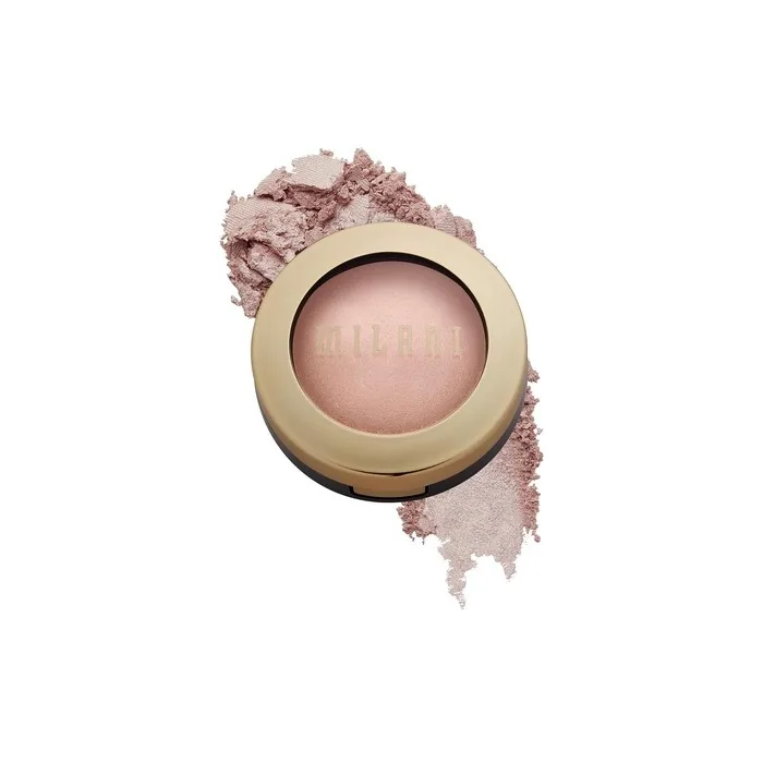 Milani Baked Highlighter Dolce Perla Cruelty-Free Powder Highlighter for Shimmering or Matte Finish