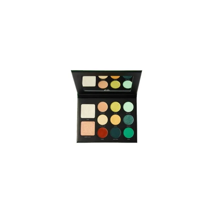 Milani Gilded Jade Eyeshadow Palette Eye Shadow Palette For Intense Color Pop 2-in-1 Palette With Eyeshadow and Highlighter Shades