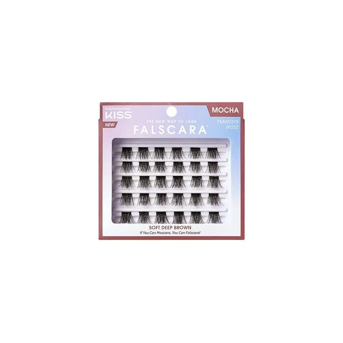 Kiss Falscara Multi Wisps Mocha - 24 Pieces