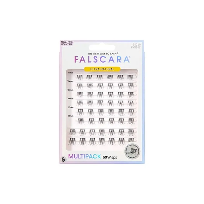 Kiss Falscara Mega Multipack 01 False Eyelashes 50 Clusters - Black