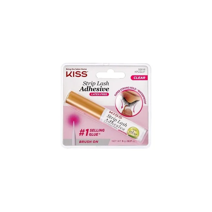KISS Strip Lash Adhesive with Aloe Clear