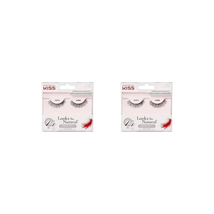 KISS Natural Lash Iconic 1 count - Pack of 2