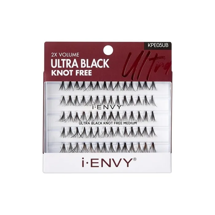 Kiss I Envy Knot Free Medium 70 Lashes Ultra Black