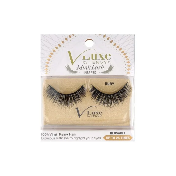 I-ENVY V Luxe Remy Hair Minklash/Wimper Inspired Ruby Vlef05 - Standard