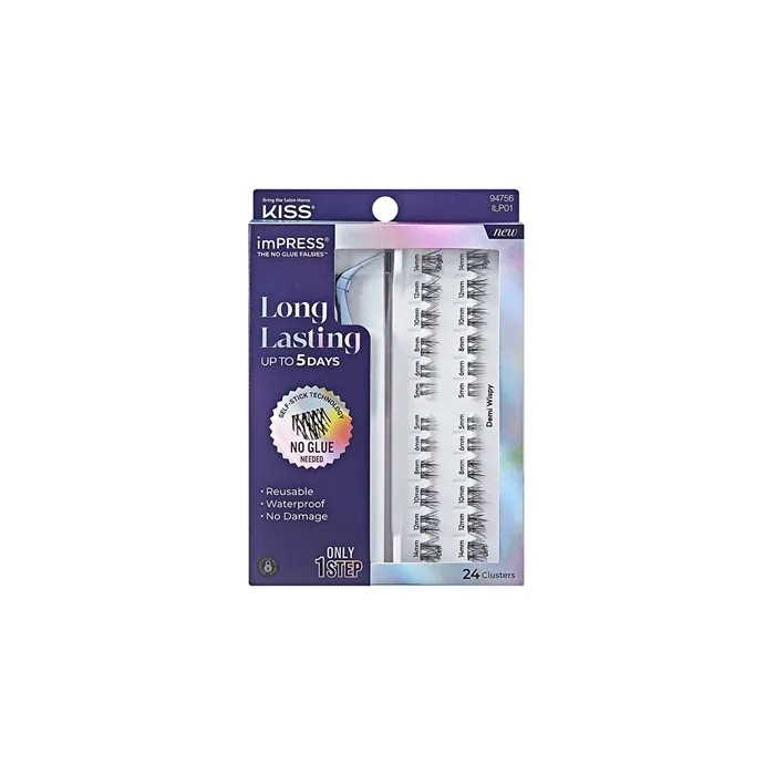 Kiss Impress Press On Longlasting False Eyelashes 01