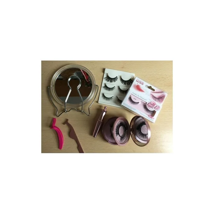 KISS Magnetic Lash Artificial Eyelashes with Applicator, Mirror and More