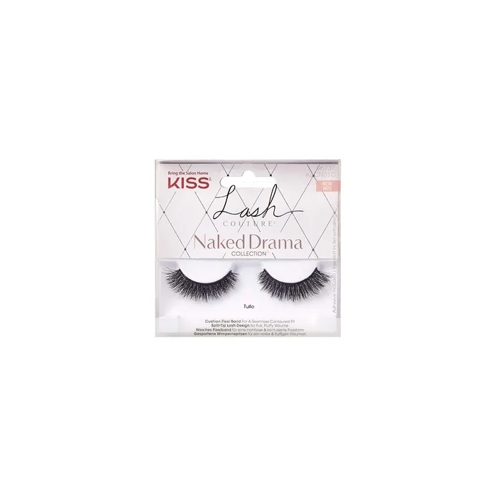 Kiss Lash Couture Faux Mink Collection Soir False Eyelashes with Glue