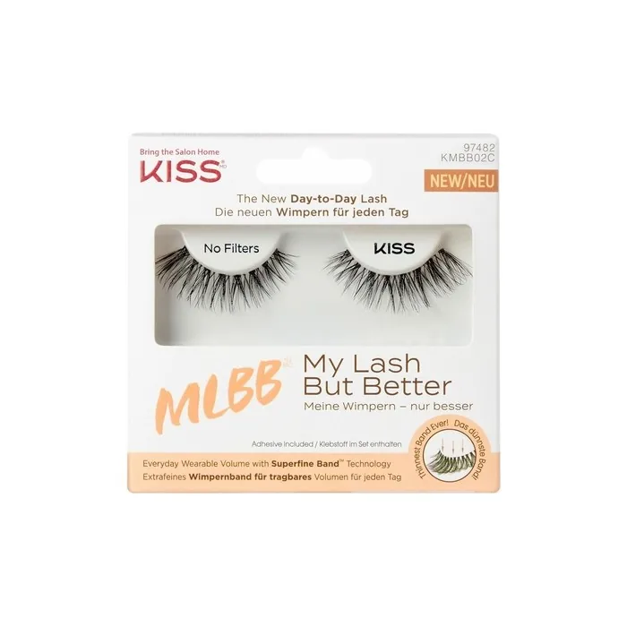 Kiss My Lash But Better Black Lashes Tapered Length Style - 1 Pair