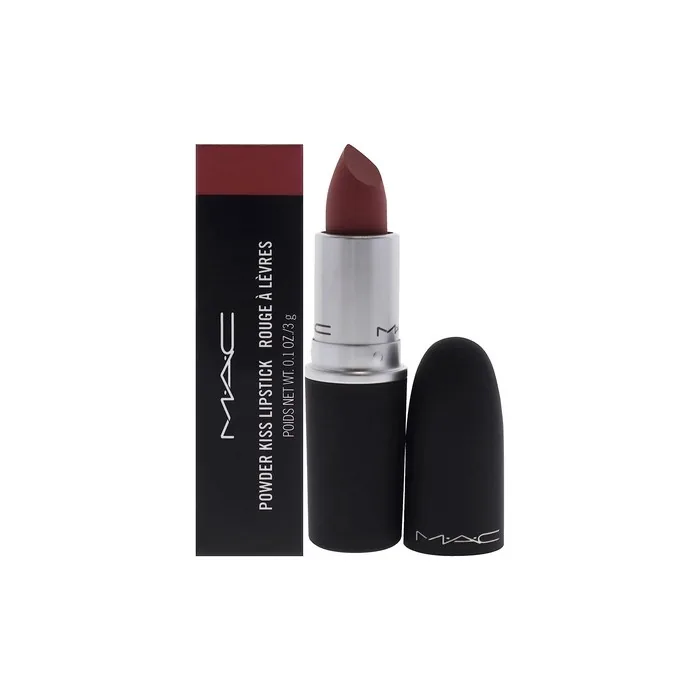 MAC Powder Kiss Lipstick 930 Brickthrough 0.1 oz