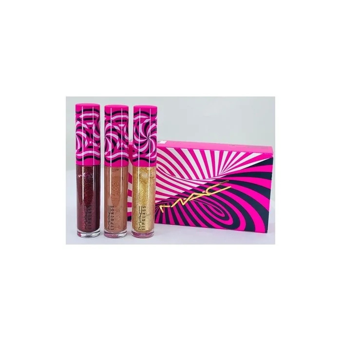 MAC Tiny Tricks Set Lipglass Collection - 3 x 2.4g