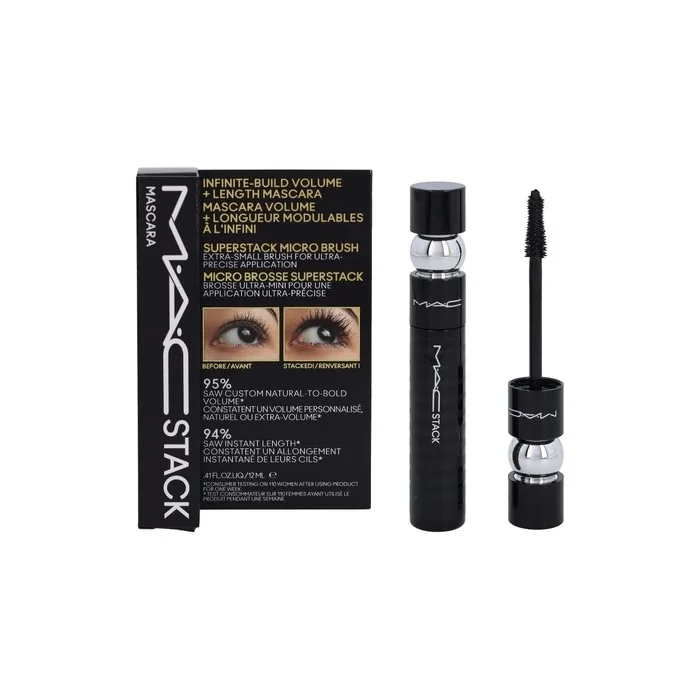 Mac Stack Micro Brush Mascara Black 12ml