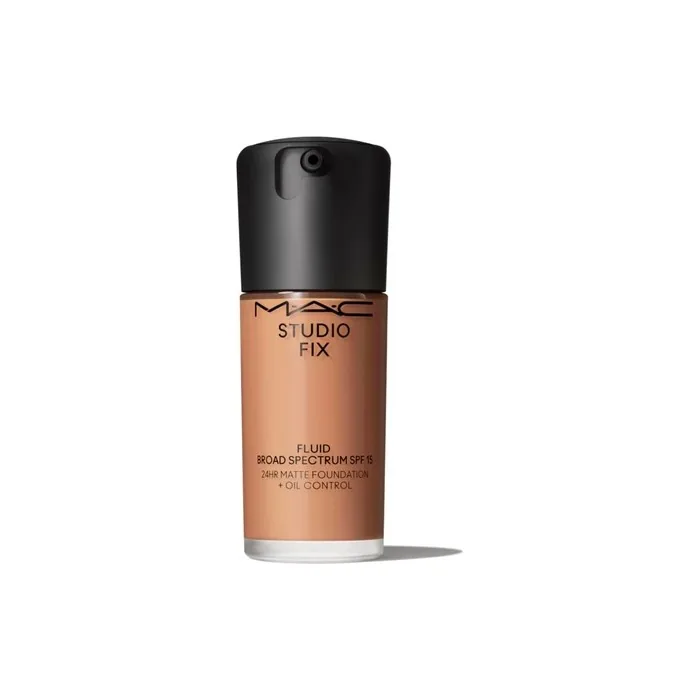 MAC Studio Fix Fluid SPF 15 24Hr Matte Foundation Plus Oil Control NW30 for Women 1 oz