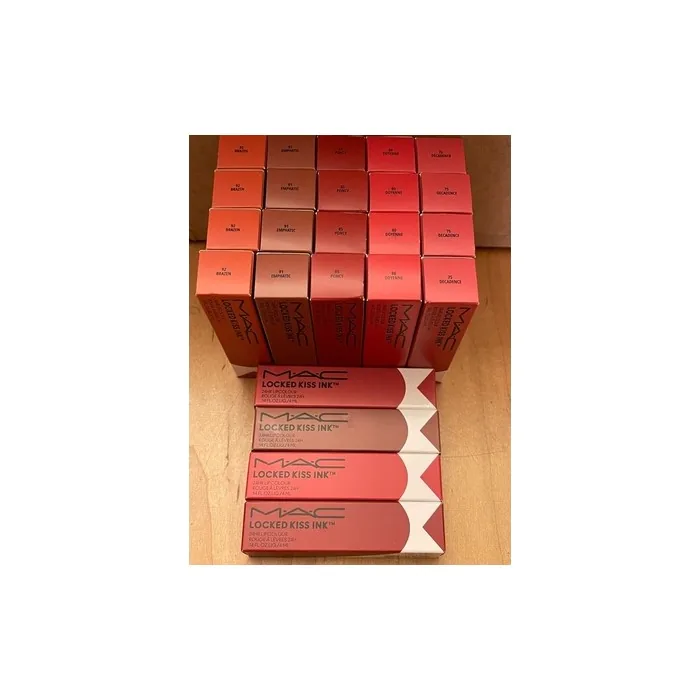 MAC Locked Kiss Rouge Tint 24 Hour Liquid Lipstick - Full Size New in Box