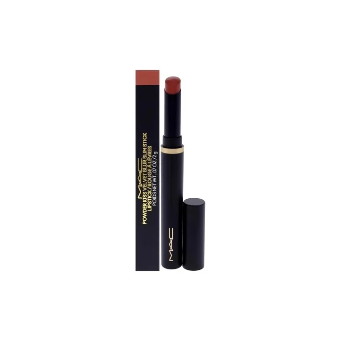 MAC Powder Kiss Velvet Blur Slim Stick 891 Mull It Over for Women 0.07oz Lipstick