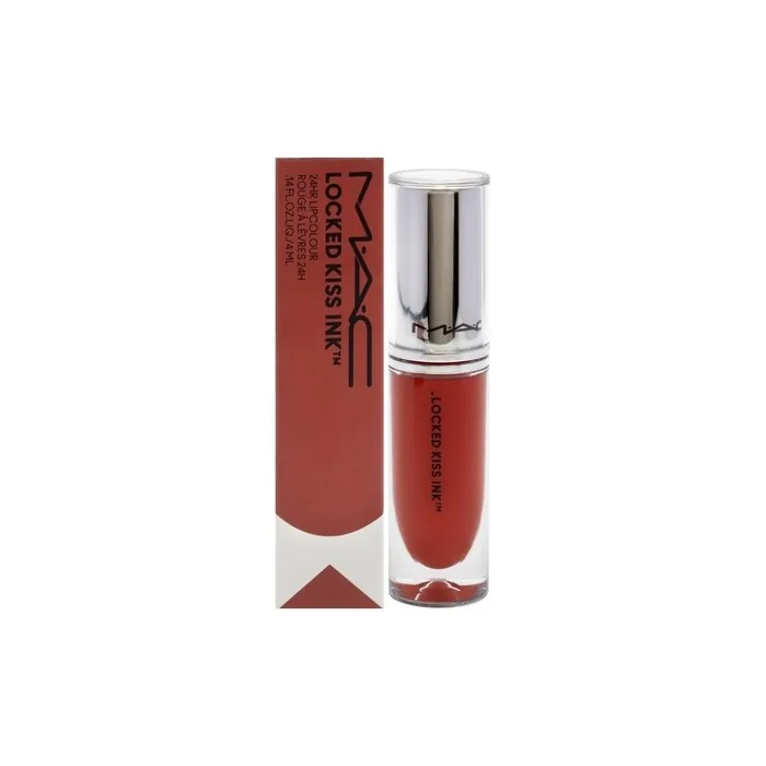 MAC Locked Kiss Ink Lipcolor Extra Chili for Women 0.14oz Lipstick