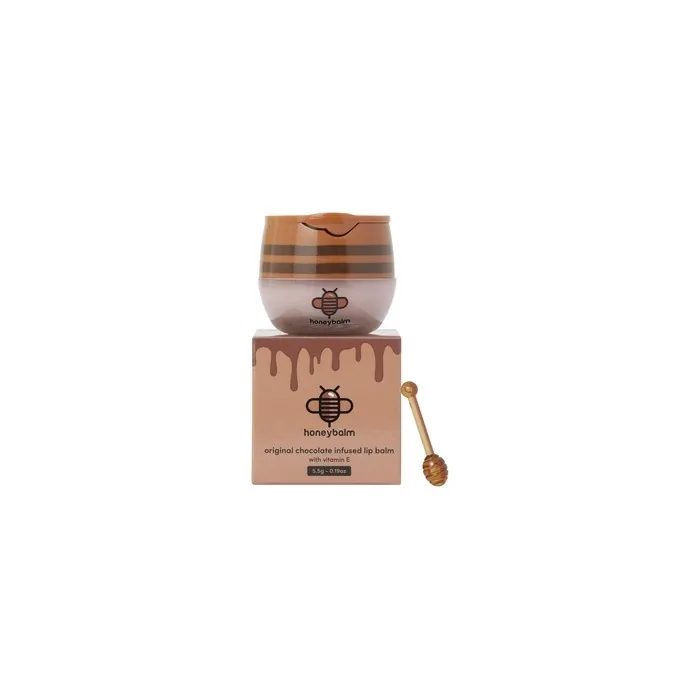 Honeybalm Lip Balm Chocolate - A Deliciously Flavored Lip Balm For Soft And Moisturized Lips
