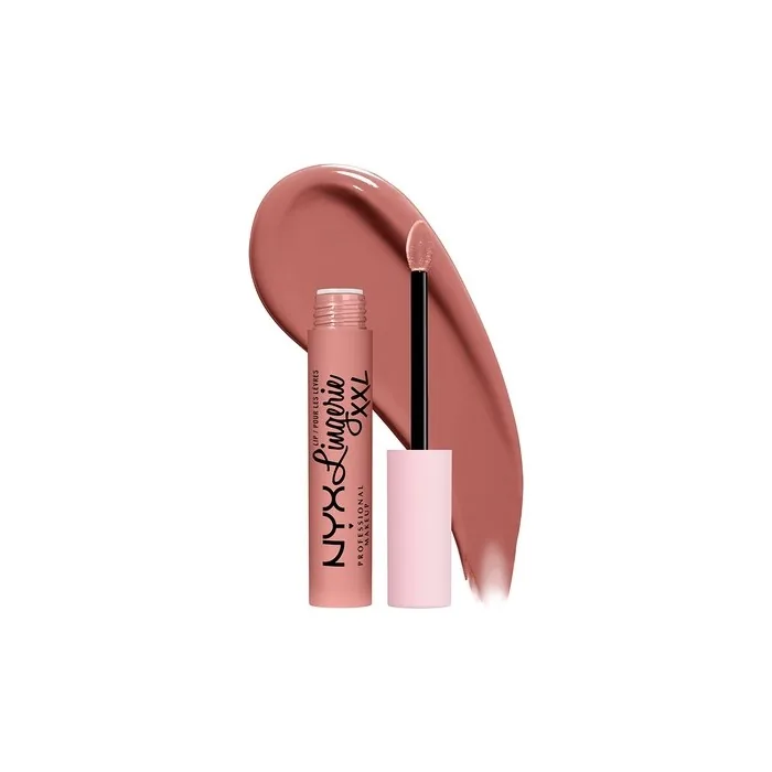 NYX Professional Makeup Lip Lingerie XXL Matte Liquid Lipstick in Undress'd Pink Nude 0.13 Fl Oz