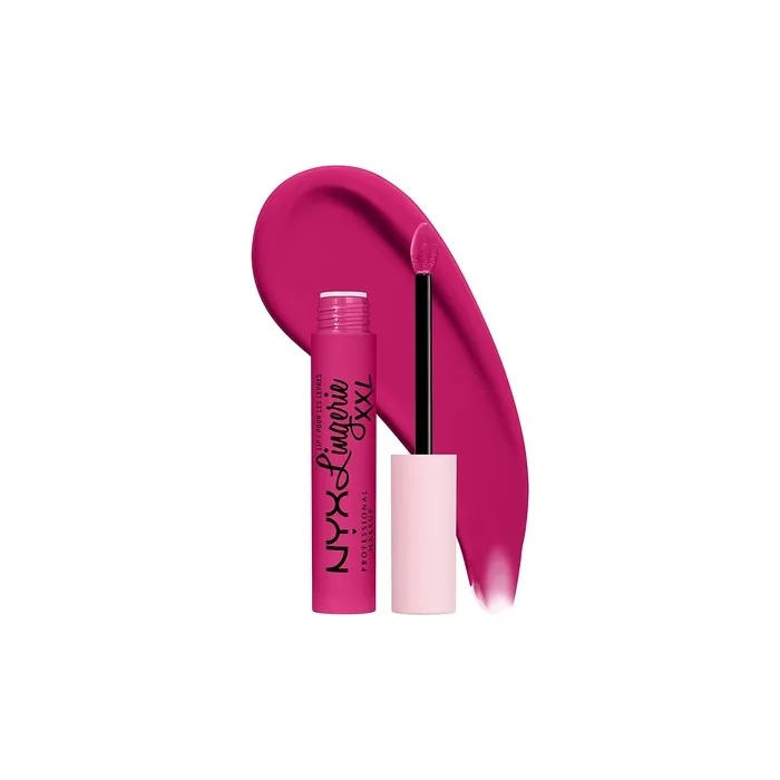 NYX Professional Makeup Lip Lingerie XXL Matte Liquid Lipstick Pink Hit 0.13 Fl Oz