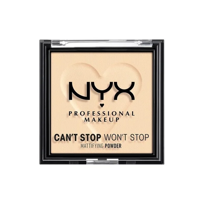 NYX Professional Makeup Can't Stop Won't Stop Mattifying Powder Matte Finish Fair 01