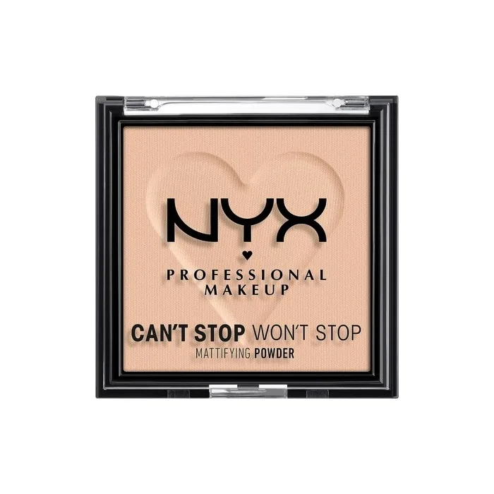 NYX Professional Makeup Can't Stop Won't Stop Mattifying Powder Matte Finish Light Medium 03 Light Medium