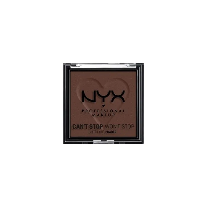 NYX Professional Makeup Can't Stop Won't Stop Mattifying Pressed Powder Rich 10 0.21 Ounce