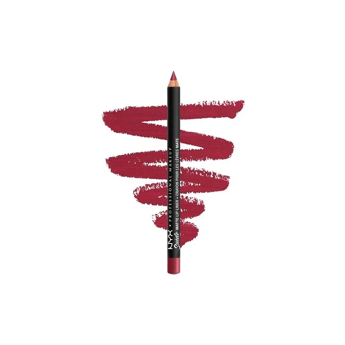 NYX Suede Matte Lip Liner in Cherry Skies
