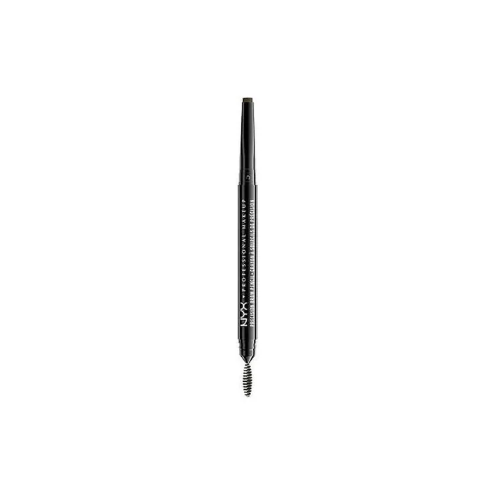 NYX Professional Makeup Precision Brow Pencil Dual Ended with Flat Tip Pencil and Spoolie Brush Vegan Formula Shade Espresso 05