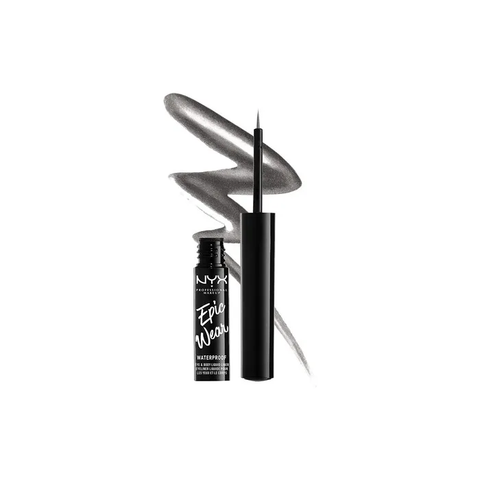 NYX Professional Makeup Epic Wear Waterproof Metallic Liquid Liner Gun Metal