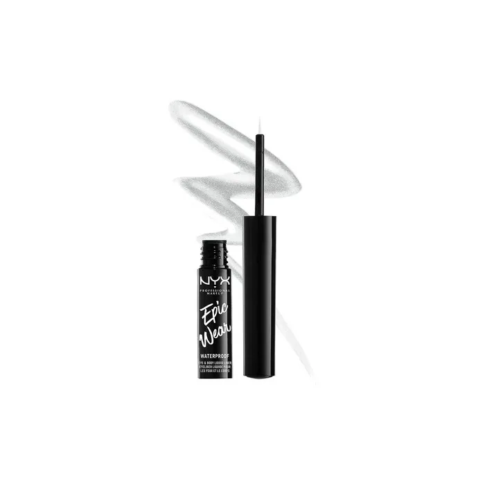 Nyx Professional Makeup Epic Wear Metallic Liquid Liner Silver Metal
