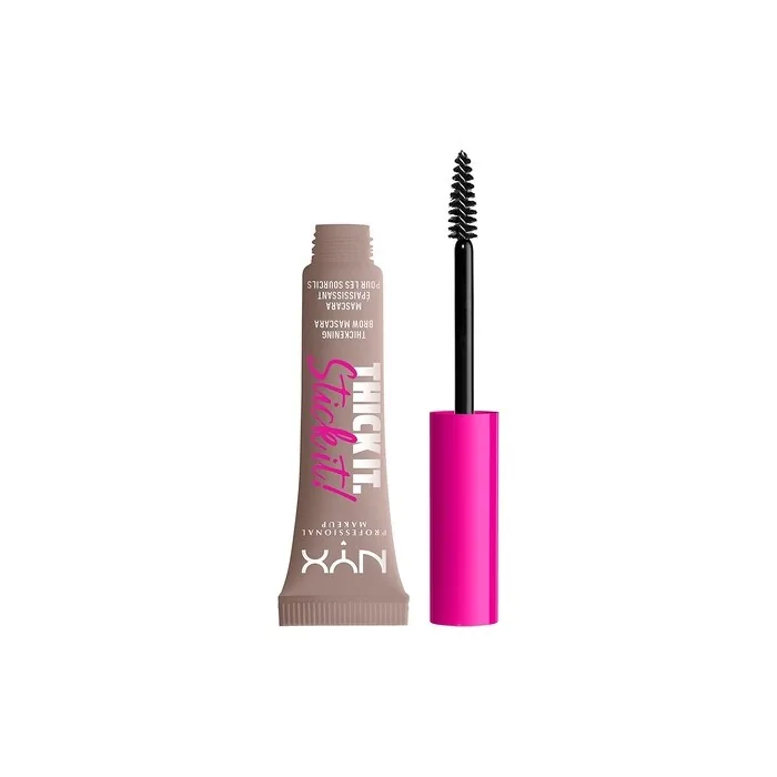 NYX Professional Makeup Thick It Stick It Thickening Brow Mascara Eyebrow Gel Cool Blonde 02