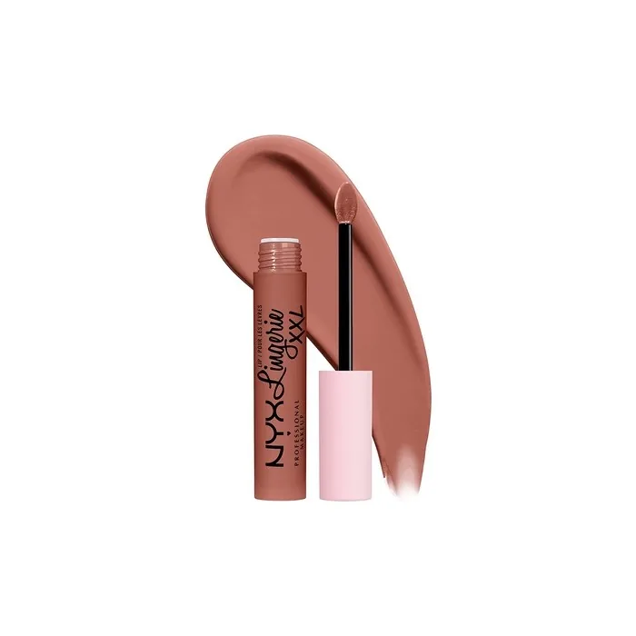 Nyx Professional Makeup Lip Lingerie XXL Matte Liquid Lipstick Candela Babe 25 Warm Rose Nude