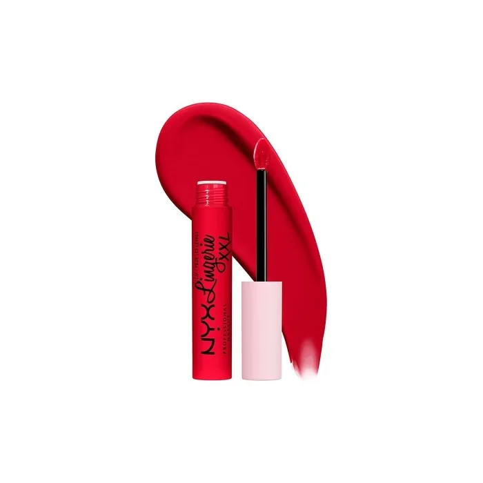 NYX Professional Makeup Lip Lingerie XXL Matte Liquid Lipstick Untamable Brick Red
