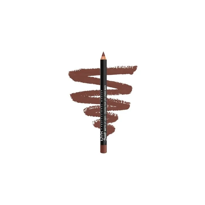 NYX Professional Makeup Suede Matte Lip Liner Vegan Formula Leon Honey Brown