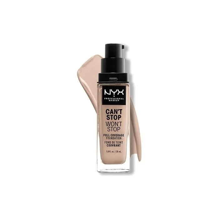 Nyx Can´t Stop Won´t Stop Full Coverage Foundation Porcelain 30ml
