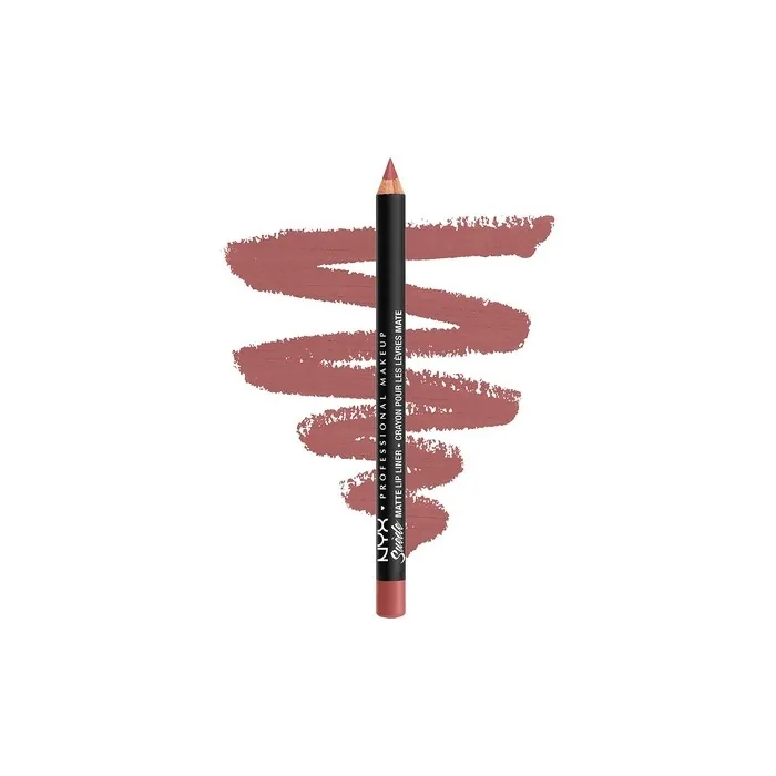 NYX Professional Suede Matte Lip Liner Brunch Me 1 Count