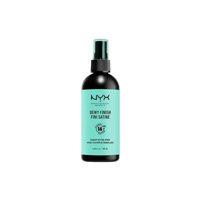 NYX Professional Makeup Setting Spray Long Lasting Formula Finishing Spray Lightweight Vegan Formula Dewy Finish 180ml