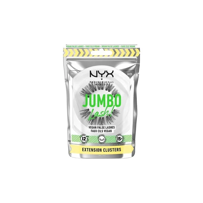 NYX Professional Makeup Jumbo Lash Vegan False Eyelashes Extension Clusters Pair