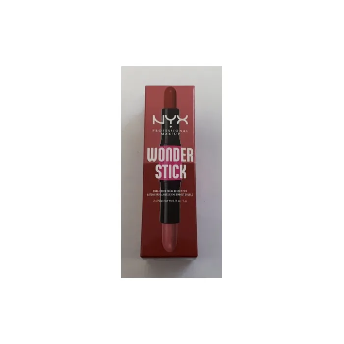 NYX Double Tip Cream Cheekshade Stick WSB04 Deep Magenta Ginger/Ebon