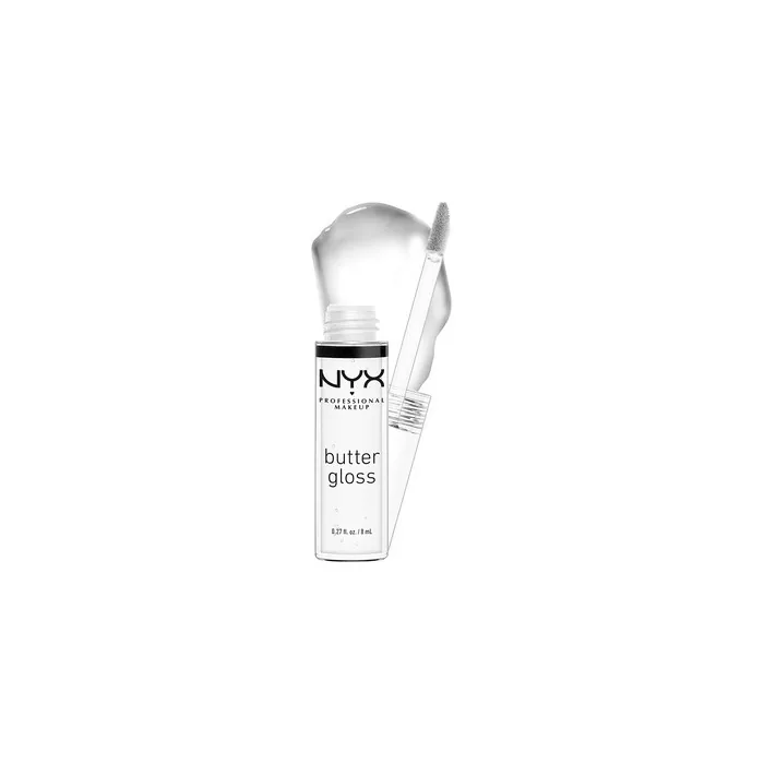 NYX Professional Makeup Butter Gloss Non-Sticky Lip Gloss Sugar Glass 0.27 Fl Oz