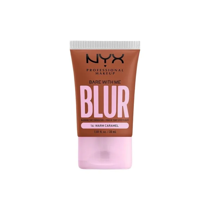 NYX Professional Makeup Blurring Tint Foundation Medium Coverage Matte Finish with Niacinamide Matcha and Glycerin 30ml Shade Warm Caramel 16