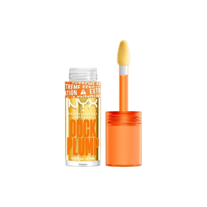 Nyx Professional Makeup Lip Plumping Gloss Intense Colour High Pigmentation Extreme Shine Finish Infused With Spicy Ginger Vegan Formula Duck Plump Clearly Spicy 01 Clearly Spicy